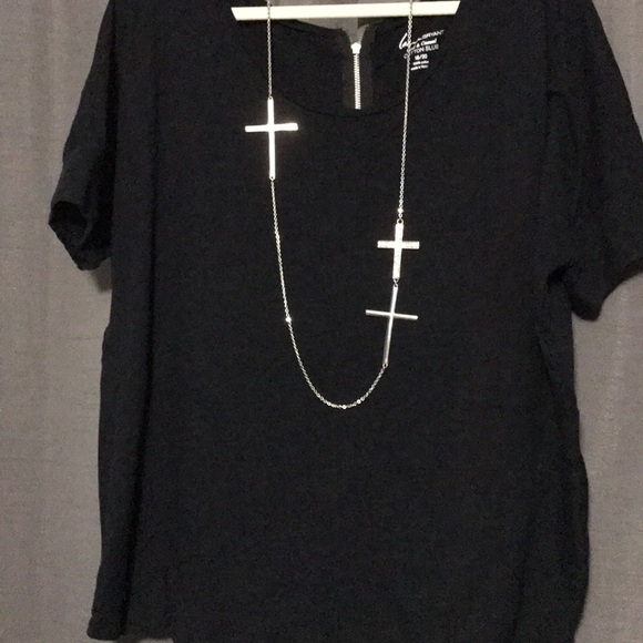 Lane Bryant Jewelry - Long cross necklace